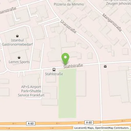 Standortübersicht der Tankstelle Gase-Center-Ottenstein in 65428 Rüsselsheim