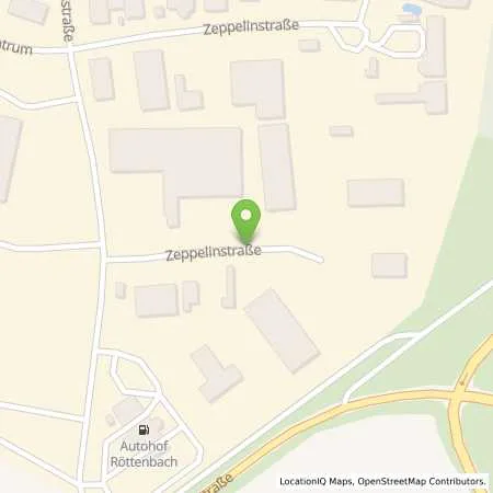 Standortübersicht der Tankstelle Beer GmbH & Co. Mineralölvertriebs KG in 91187 Röttenbach