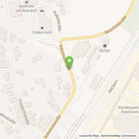 Standortübersicht der Tankstelle Raiffeisen Hohe Mark, Tankstelle Reken in 48734 Reken