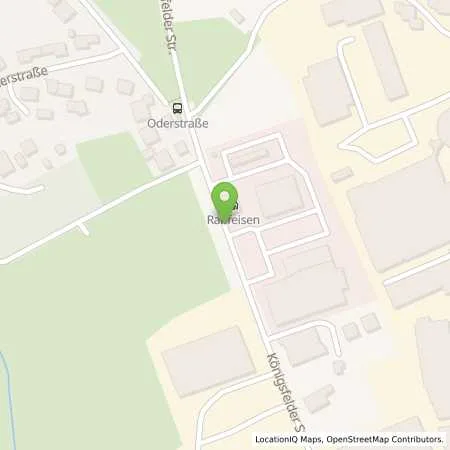 Standortübersicht der Tankstelle Raiffeisen Tankstelle in 58256 Ennepetal