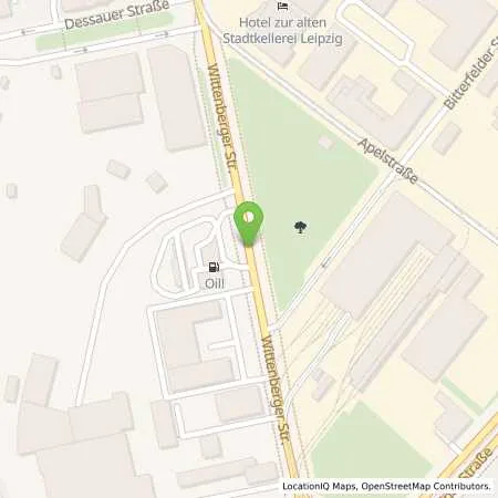 Standortübersicht der Tankstelle Q1 - Tankstelle Gert Schulze in 04129 Leipzig