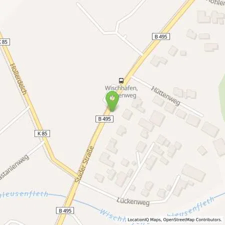 Standortübersicht der Tankstelle Amco Tankstelle Holthusen in 21737 Wischafen