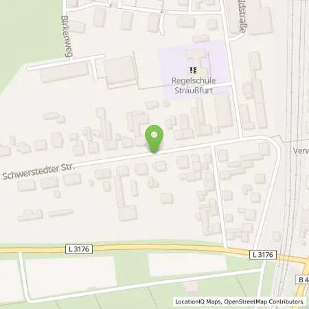 Standortübersicht der Tankstelle Kfz-Instandsetzungsbetrieb Konrad Henne in 99634 Straußfurt