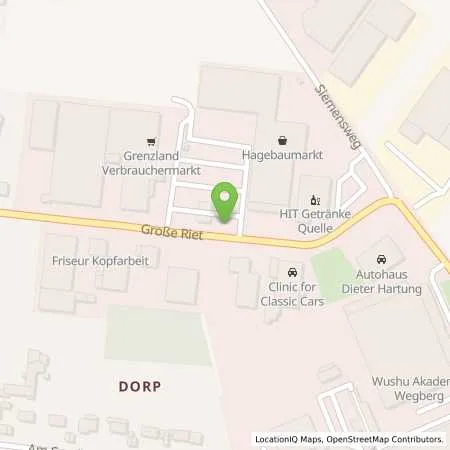 Standortübersicht der Tankstelle Grenzland Bau & Hobby in 41844 Wegberg