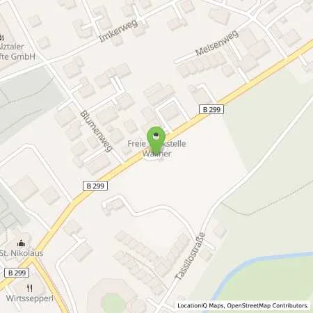 Standortübersicht der Tankstelle Tankstelle Wallner in 84518 Garching