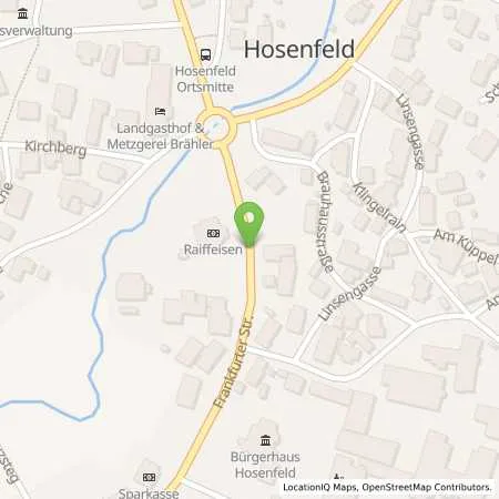 Standortübersicht der Tankstelle Avia Serviestation Münker in 36154 Hosenfeld