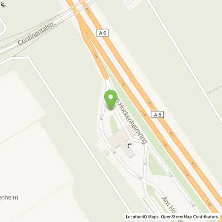 Standortübersicht der Tankstelle BAB-Tankstelle Am Hockenheimring West in 68766 Hockenheim