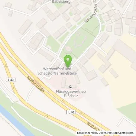 Standortübersicht der Tankstelle Flüssiggasvertrieb E. Scholz in 14482 Potsdam