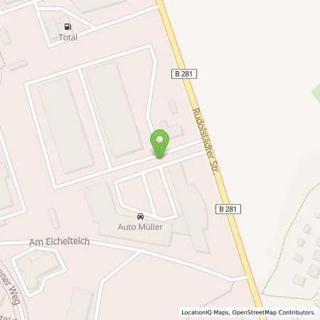 Standortübersicht der Tankstelle SP Flüssiggase GmbH in 07318 Saalfeld