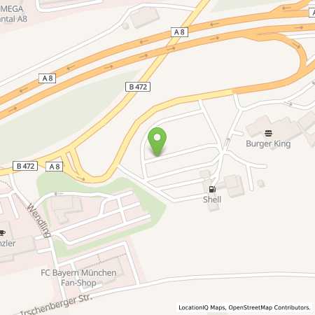 Standortübersicht der Autogas (LPG) Tankstelle: BAB-Tankstelle Irschenberg Süd (Shell) in 83737, Irschenberg
