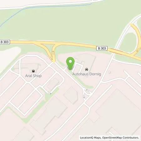 Standortübersicht der Tankstelle Autohaus Dornig GmbH & Co. in 95502 Himmelkron