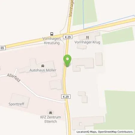 Standortübersicht der Tankstelle Tankstelle G & R Möller in 31702 Lüdersfeld