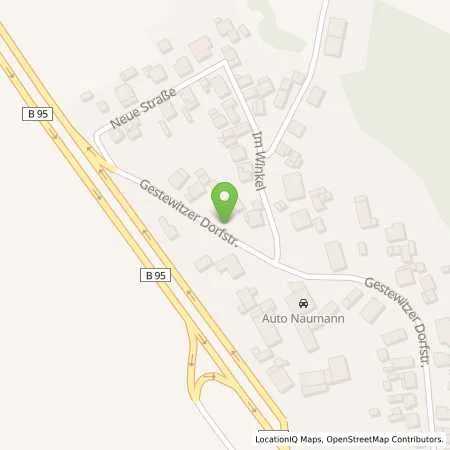 Standortübersicht der Tankstelle Fa. Eichhorn & Romeike GbR in 04552 Borna