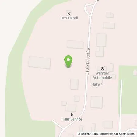 Standortübersicht der Tankstelle Hillis Service Center in 24392 Süderbrarup
