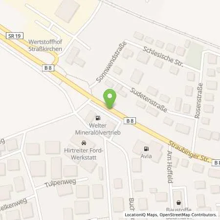 Standortübersicht der Tankstelle Tankstelle Welter Mineralölvertrieb in 94342 Straßkirchen a. d. Donau