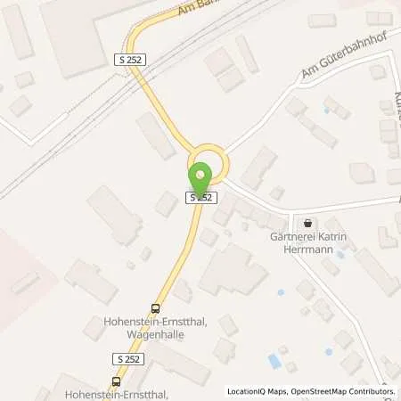 Standortübersicht der Tankstelle Mobau Bauzentrum GmbH in 09337 Hohenstein-Ernstthal