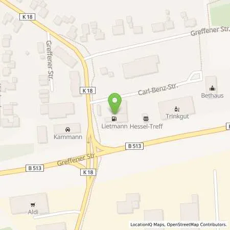 Standortübersicht der Tankstelle Tankstelle Lietmann in 48336 Sassenberg