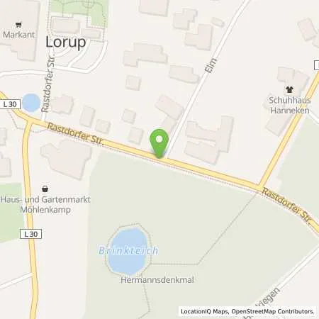 Standortübersicht der Tankstelle Freie Tankstelle Wilhelm Krull in 26901 Lorup