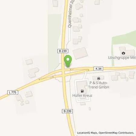 Standortübersicht der Tankstelle Tankstelle Hempelmann in 32278 Kirchlengern