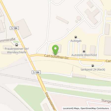 Standortübersicht der Autogas (LPG) Tankstelle: Autoservice Zimmermann e.K. in 09599, Freiberg