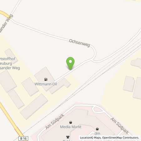 Standortübersicht der Autogas (LPG) Tankstelle: Wittmannoil GmbH in 86633, Neuburg an der Donau