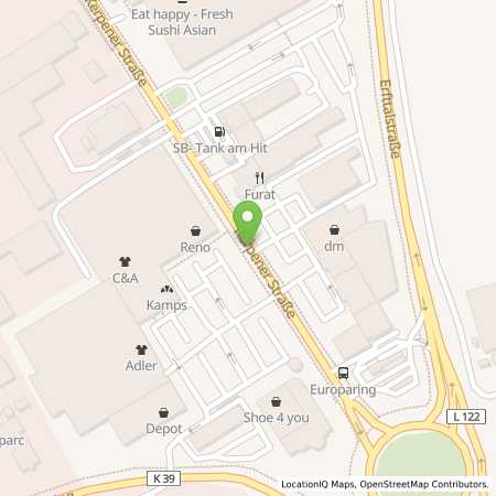 Standortübersicht der Autogas (LPG) Tankstelle: Mundorf-Tankstelle am HIT-Markt in 50170, Kerpen