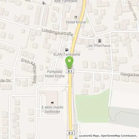 Standortübersicht der Tankstelle Autohaus Bontenakel in 69493 Hirschberg