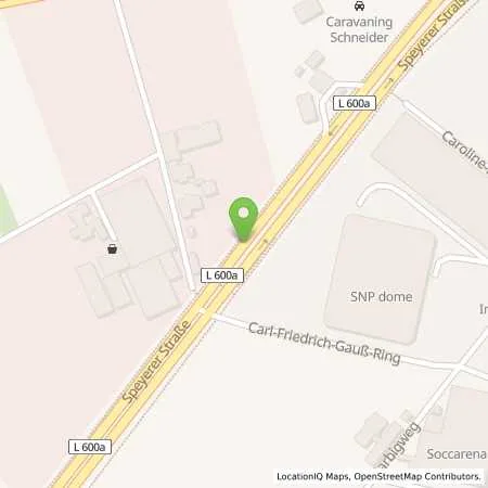 Standortübersicht der Tankstelle OMV Tankstelle Heidelberg in 69124 Heidelberg