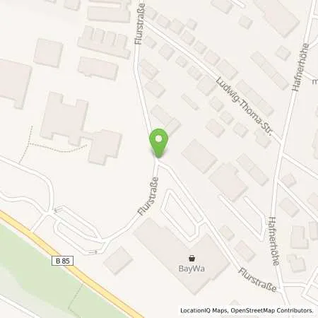 Standortübersicht der Tankstelle SUBARU Hübner in 94234 Viechtach