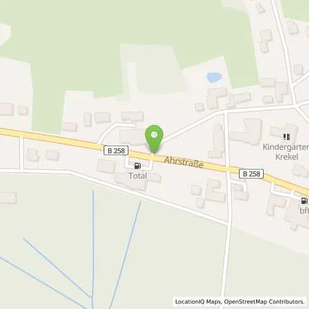 Standortübersicht der Tankstelle Total Tankstelle in 53925 Kall (Krekel)