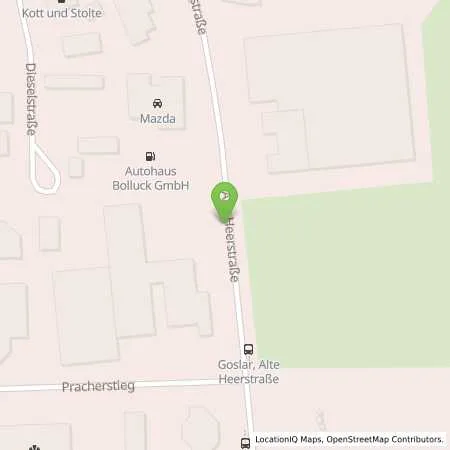 Standortübersicht der Tankstelle Autohaus Bolluck GmbH in 38644 Goslar