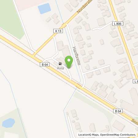 Standortübersicht der Autogas (LPG) Tankstelle: AVIA Station Thorsten Härtge in 33442, Herzebrock