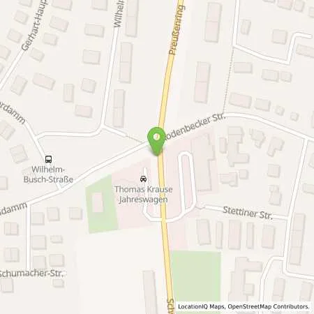 Standortübersicht der Tankstelle Thomas Krause Jahreswagen in 32427 Minden