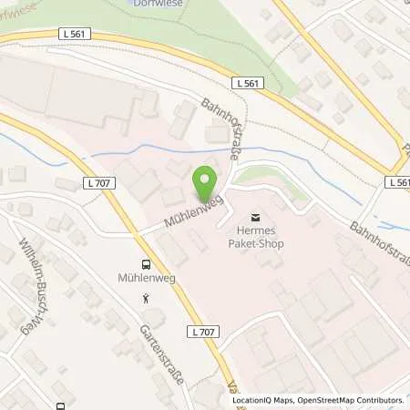 Standortübersicht der Tankstelle Raiffeisen Märkisches-Sauerland eG in 58849 Herscheid