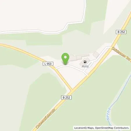 Standortübersicht der Tankstelle AVIA-Servicestation in 33034 Brakel