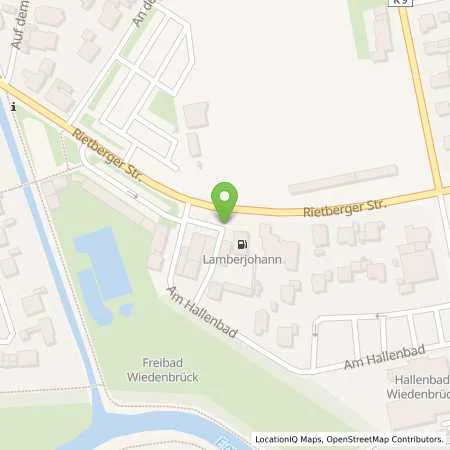 Standortübersicht der Tankstelle Tankstelle Lamberjohann in 33378 Rheda