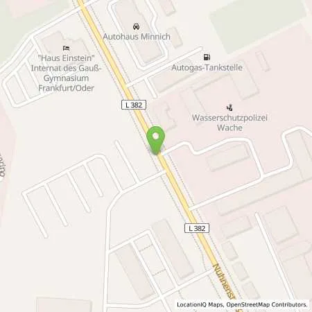 Standortübersicht der Tankstelle City Autohaus in 15234 Frankfurt-Oder