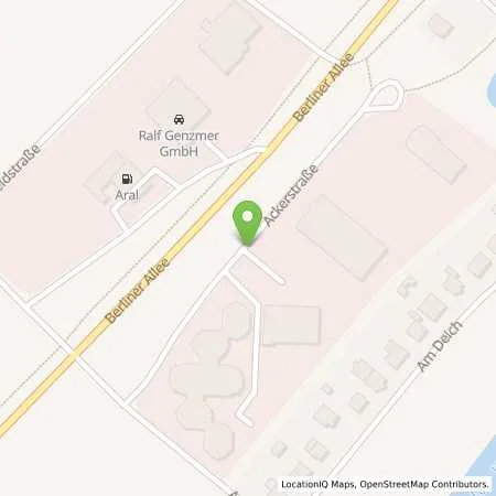 Standortübersicht der Tankstelle Autogaszentrum Eberswalde GmbH (Schwedt/O.) in 16303 Schwedt (Oder)