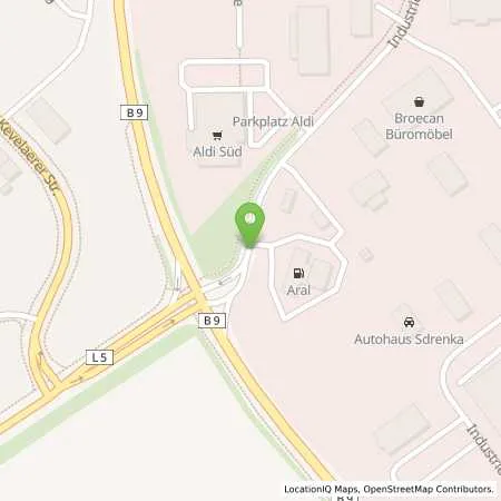 Standortübersicht der Tankstelle Aral Tankstelle Janssen und Sohn in 47652 Weeze