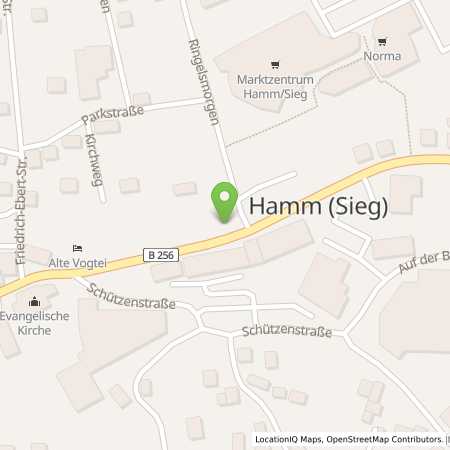Standortübersicht der Autogas (LPG) Tankstelle: Tankstelle Ralf Berger in 57577, Hamm/Sieg