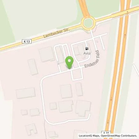 Standortübersicht der Tankstelle AVIA-Servicestation in 46286 Dorsten