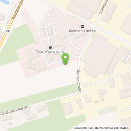 Standortübersicht der Autogas (LPG) Tankstelle: Tankstelle A. Westerbarkei KG in 33415, Verl
