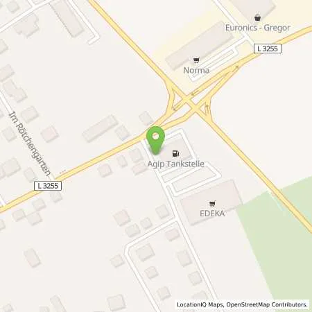 Standortübersicht der Tankstelle Agip-Tankstelle in 36289 Friedewald