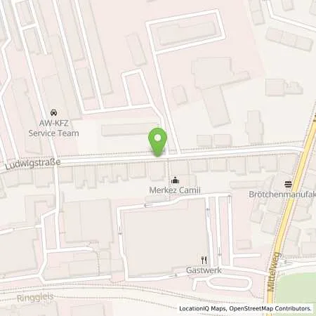 Standortübersicht der Tankstelle Gas & More Braunschweig in 38106 Braunschweig