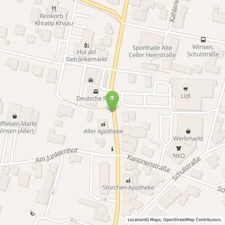 Standortübersicht der Tankstelle Classic-Tankstelle / Wengorz Tankstellen GmbH in 29308 Winsen/Aller