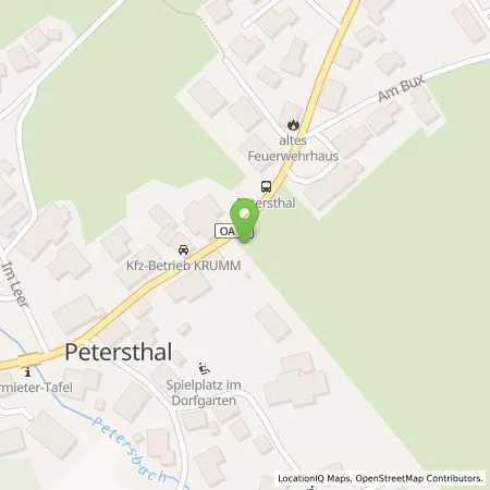 Standortübersicht der Tankstelle Kfz - Betrieb Krumm GmbH in 87466 Oy (Mittelberg, Ortsteil Petersthal)