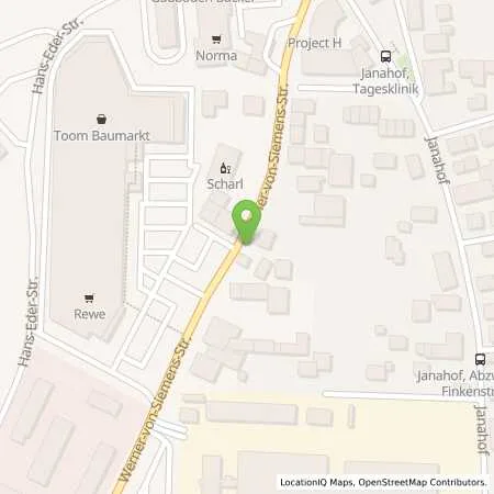 Standortübersicht der Tankstelle AVIA Servicestation GS-Tank GmbH & Co. KG in 93413 Cham