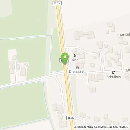 Standortübersicht der Tankstelle AVIA Station in 33449 Langenberg