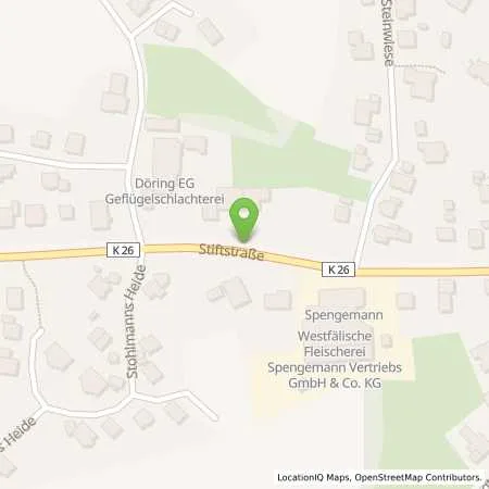 Standortübersicht der Tankstelle Tankstelle Reiner Horstmann in 32278 Kirchlengern