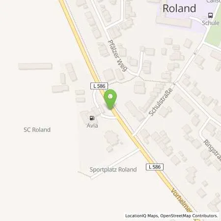 Standortübersicht der Tankstelle AVIA -Station in 59269 Beckum